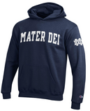 Mater Dei - Navy Champion Youth Fleece Hooded Sweatshirt