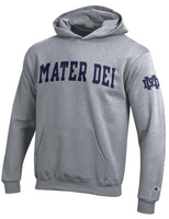 Mater Dei - Grey Champion Youth Fleece Hooded Sweatshirt