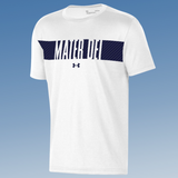 UNDER ARMOUR WHITE SS TECH T - NAVY BLOCK SUBLIMATED - "MATER DEI GRIFFINS"